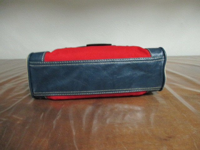  multicolor canvas × leather handbag (USED)91821