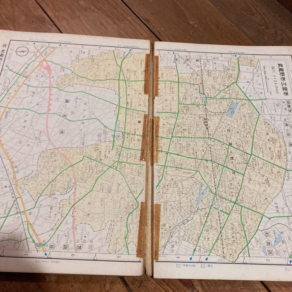 希少 昭和47年 首都圏 区分道路地図帖 有料道路料金表 東京 横浜 川崎 埼玉 千葉 首都圏 詳細図 アンティーク ビンテージ クリックポスト