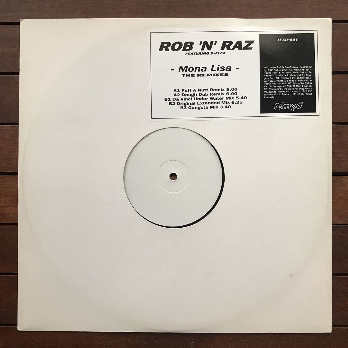 お気に入りの Featuring Raz 'N' ★【r&b】Rob D-Flex 9595》 Lisa［12inch］オリジナル盤《O-146 Mona / R&B、ソウル