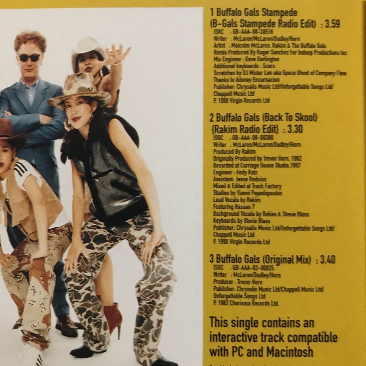 【r&b】Malcolm McLaren / Buffalo Gals Stampede［CDs］《8b056 9595》_画像4