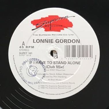 【house】Lonnie Gordon / If I Have To Stand Alone［12inch］オリジナル盤《3-2-39 9595》_画像4