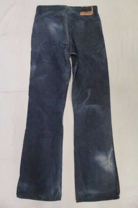 VintageOriginal 80's Levi's517 コーデュロイパンツ ブーツカット USA製 W32L34 リーバイス ネイビー ヴィンテージ オールド古着 ⑱_画像7