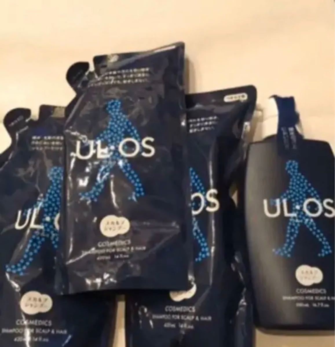 ウル・オス　ULOS　薬用スカルプシャンプー　ボトル　新品　詰め替え　420ml  ウルオス