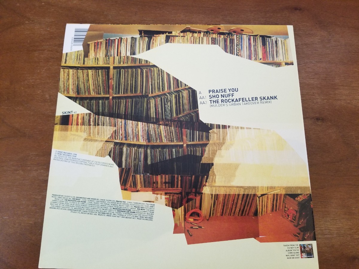 中古レコード　FAT BOY SLIM / PLAISE YOU　(ファットボーイスリム)