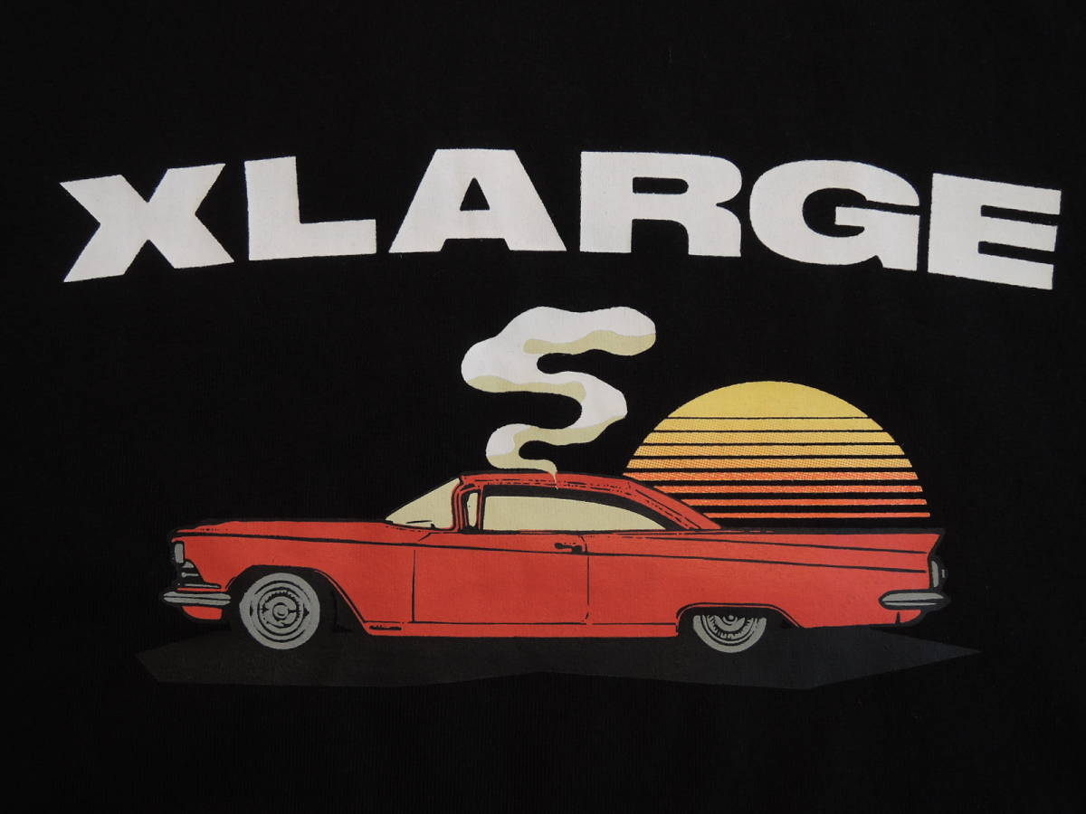 X-LARGE エクストララージ XLARGE SLAMMED CAR S/S TEE 黒 L 最新人気 送料\230～　値下げしました！_画像2