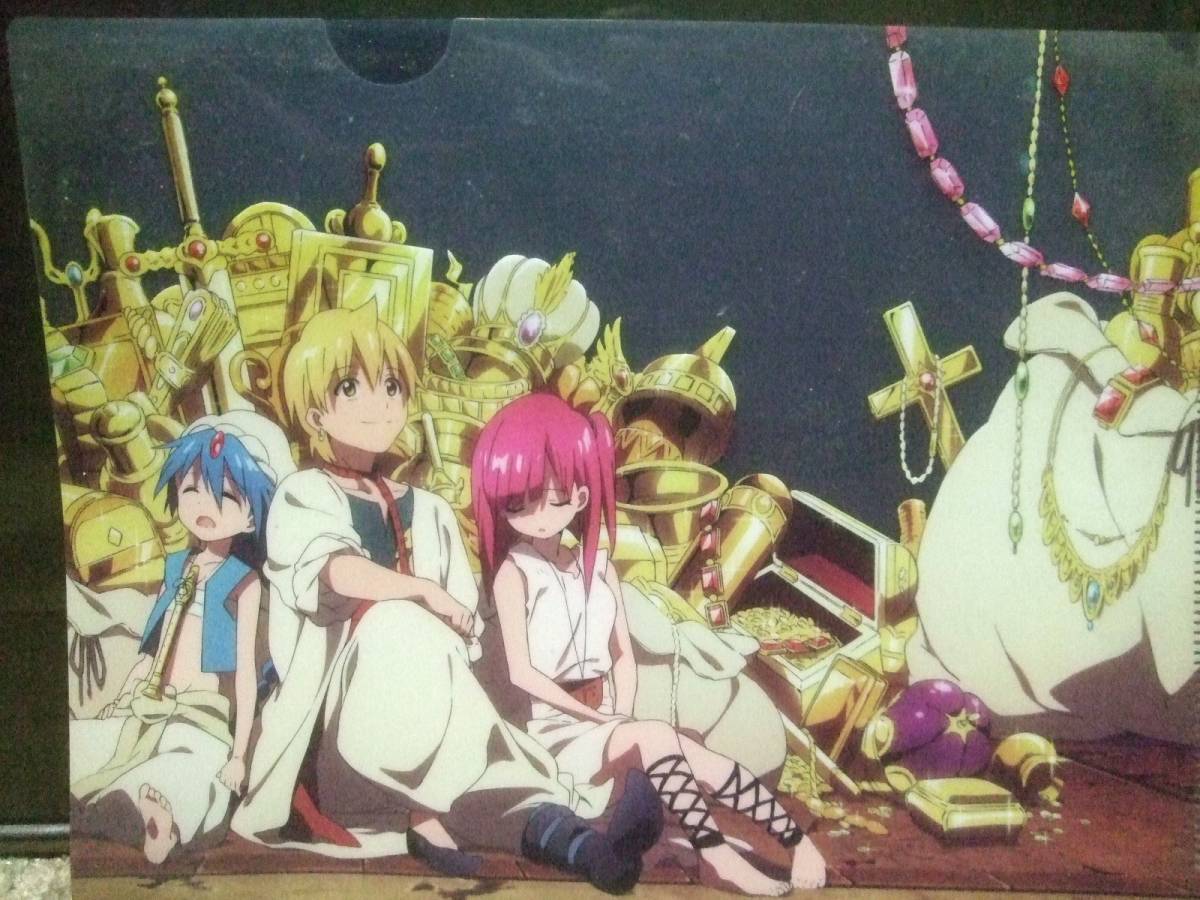 マギ アラジン アリババ モルジアナ クリアファイル 月刊ニュー マギ アラジン アリババ モルジアナ クリアファイル 月刊ニュー