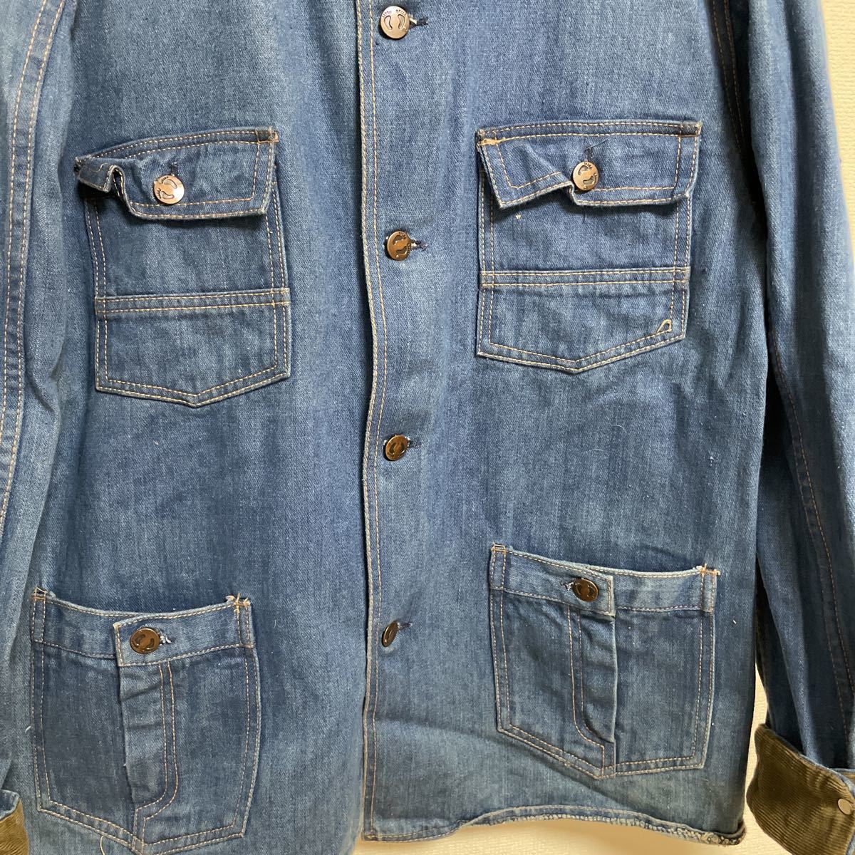 70s ヴィンテージ HANG TEN SANFORIZED オールド サーフ デニム 70s ヴィンテージ HANG TEN SANFORIZED オールド サーフ デニム