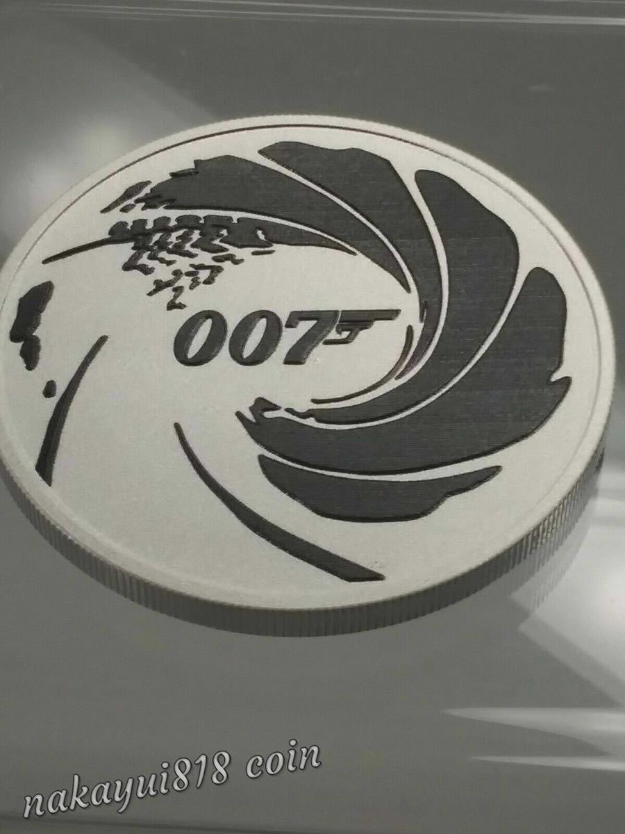 新登場2022 1oz Tuvalu James Bond 007 1オンス