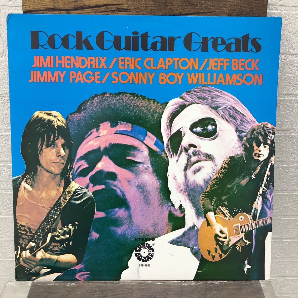 Rock Guitar Greats レコード JIMI HENDRIX/ERIC CLAPTON/JEFF BECK/JIMMY PAGE/SONNY BOY WILLIAMSON_画像1