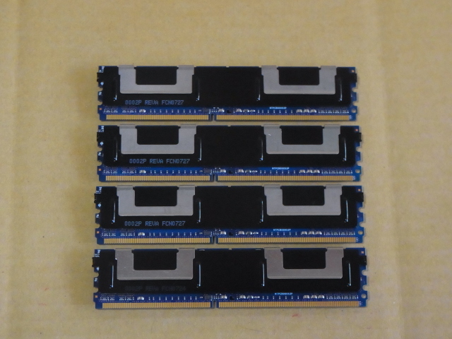 *DELL original /Nanya PC2-5300F FB-DIMM 240Pin 1Gx4 pieces set *(DDR5812)