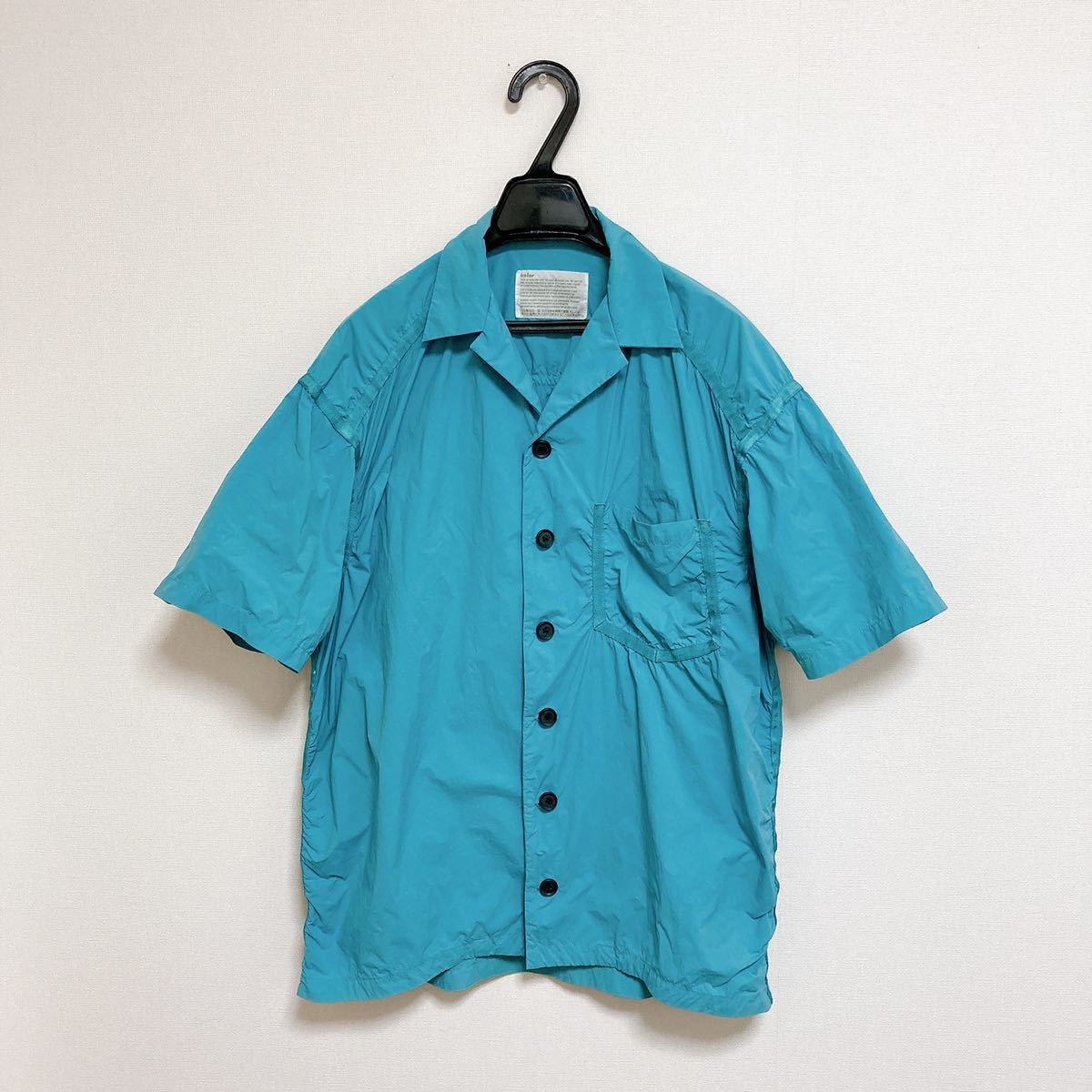 20ssカラーkolorオープンカラーシャツブルゾン半袖シャツカラー