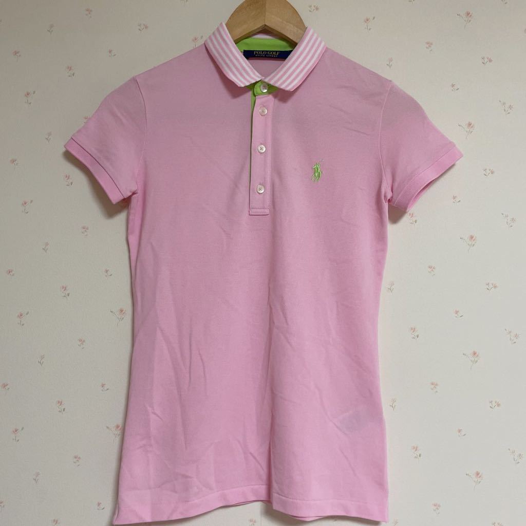 RALPH LAUREN ラルフローレン ゴルフ ポロシャツ ピンク 150サイズ XXS_画像1