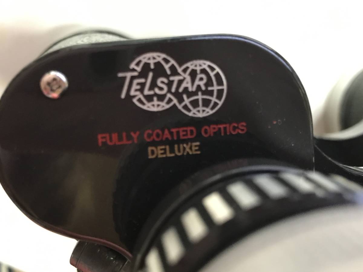 現状品　レトロ　双眼鏡　TELSTAR FULLY COATED OPTICS DELUXE Luminate　35mm 393ft at1000yds No11748_画像2