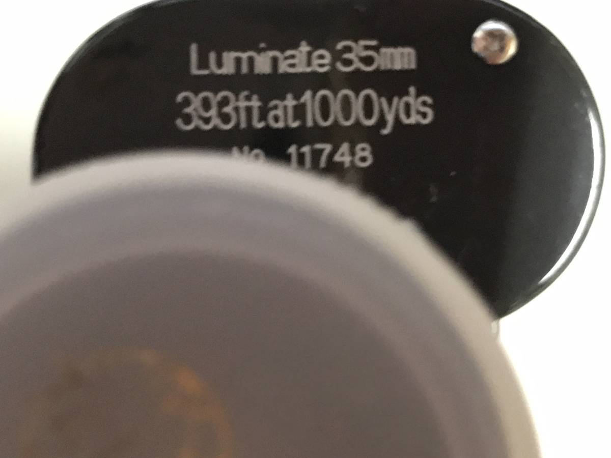 現状品　レトロ　双眼鏡　TELSTAR FULLY COATED OPTICS DELUXE Luminate　35mm 393ft at1000yds No11748_画像3