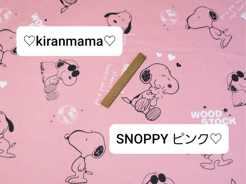 タイムサービス！！！SNOOPY×☆柄セット　生地