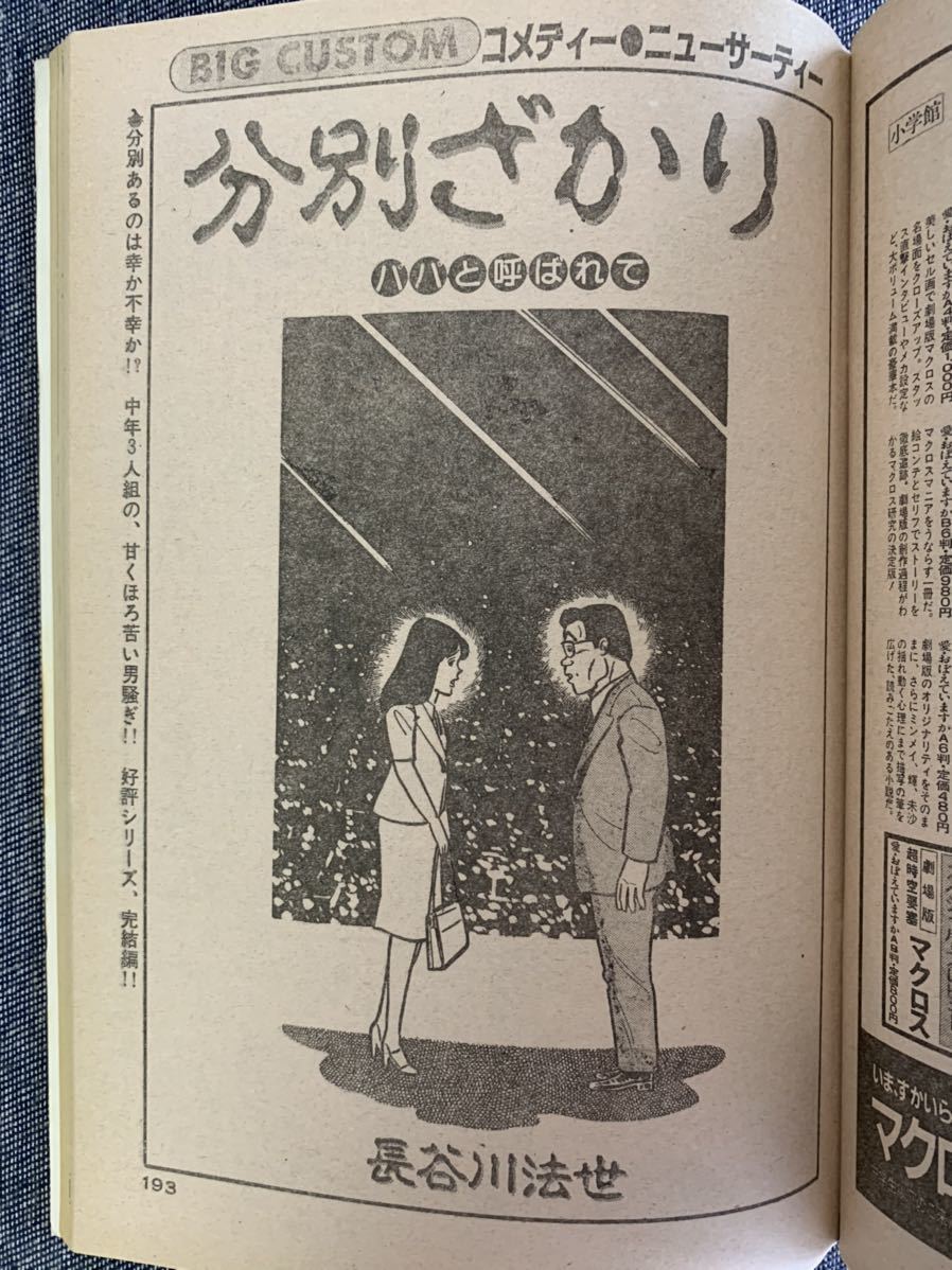 ビッグコミック1984/7/25No.457 さいとう・たかを 石森章太郎 白土三平 上村一夫 長谷川法世 手塚治虫 ちばてつや 古谷三敏 土佐の一本釣り_画像9