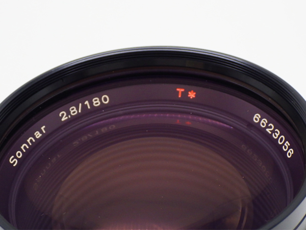 コンタックス Sonnar F2.8 180mm T* AEG レンズ CONTAX ゾナーの画像3
