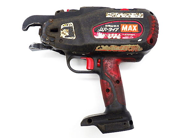 ジャンク品 MAX/マックス 鉄筋結束機 リバータイア RB-399A-HB2C 14.4V/1.5Ah ケース・バッテリー・充電器・タイワイヤ付 電動工具の画像3