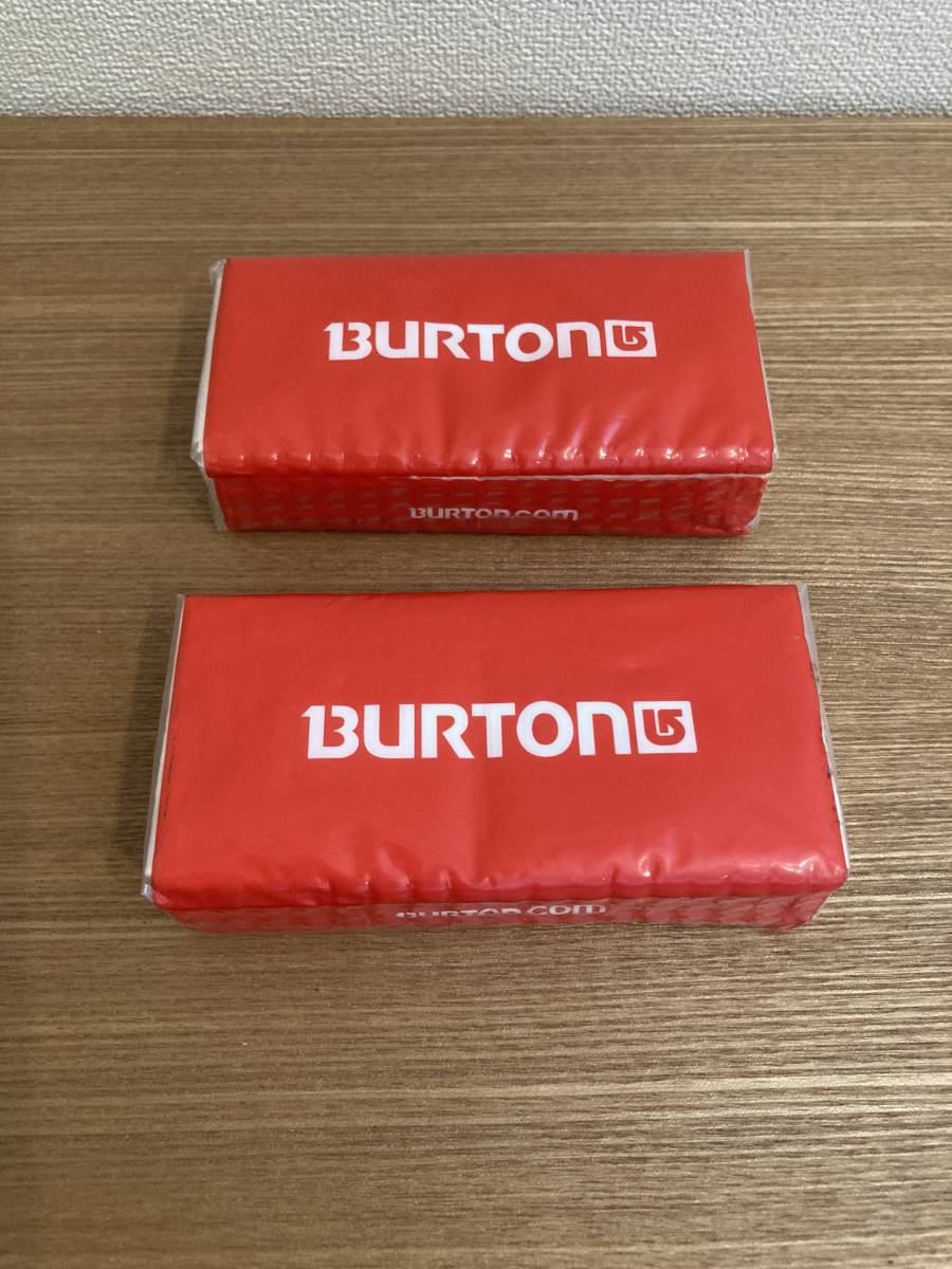BURTON ポケット ティッシュ 未使用 バートン Pocket Tissue 非売品_画像1