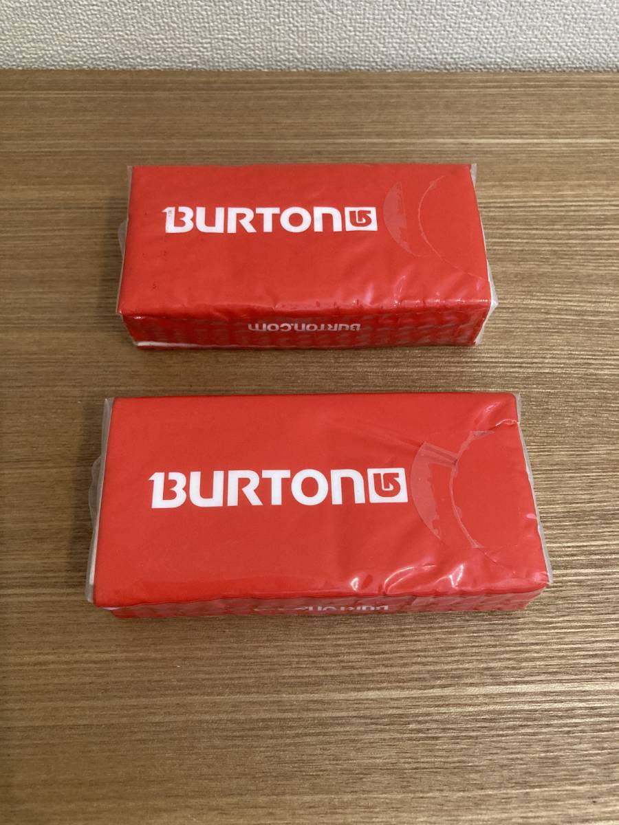 BURTON ポケット ティッシュ 未使用 バートン Pocket Tissue 非売品_画像2