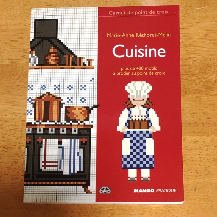 【洋書】Cuisine 　Marie-Anne Rethore-Melin 　クロスステッチ図案
