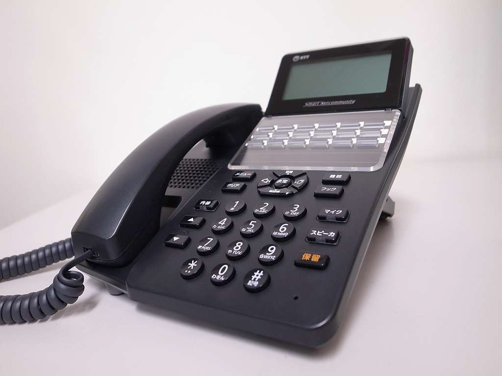 海外最新 ■NTT αN1　18ボタン標準電話機　【A1-[18]STEL-[2][K]】　(4)■ NTT