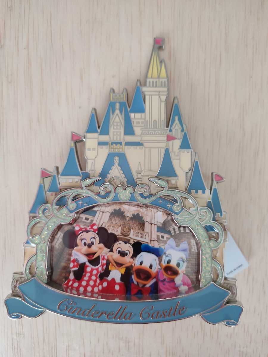 未使用品 東京ディズニーランド 写真立て 実写ミッキー写真入り ミニー