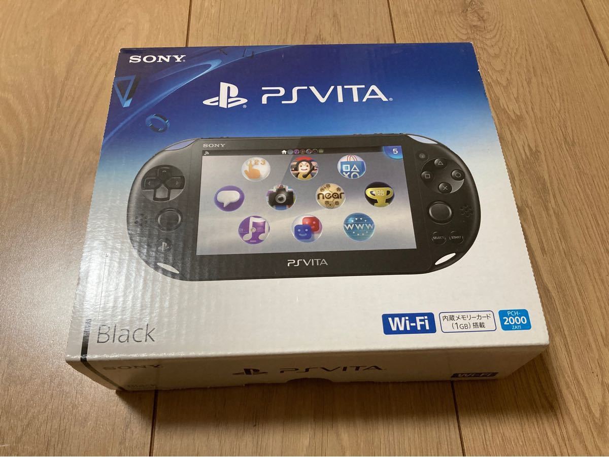 PCH-2000 PS Vita Wi-Fiモデル ブラック PlayStation Vita メモリーカード