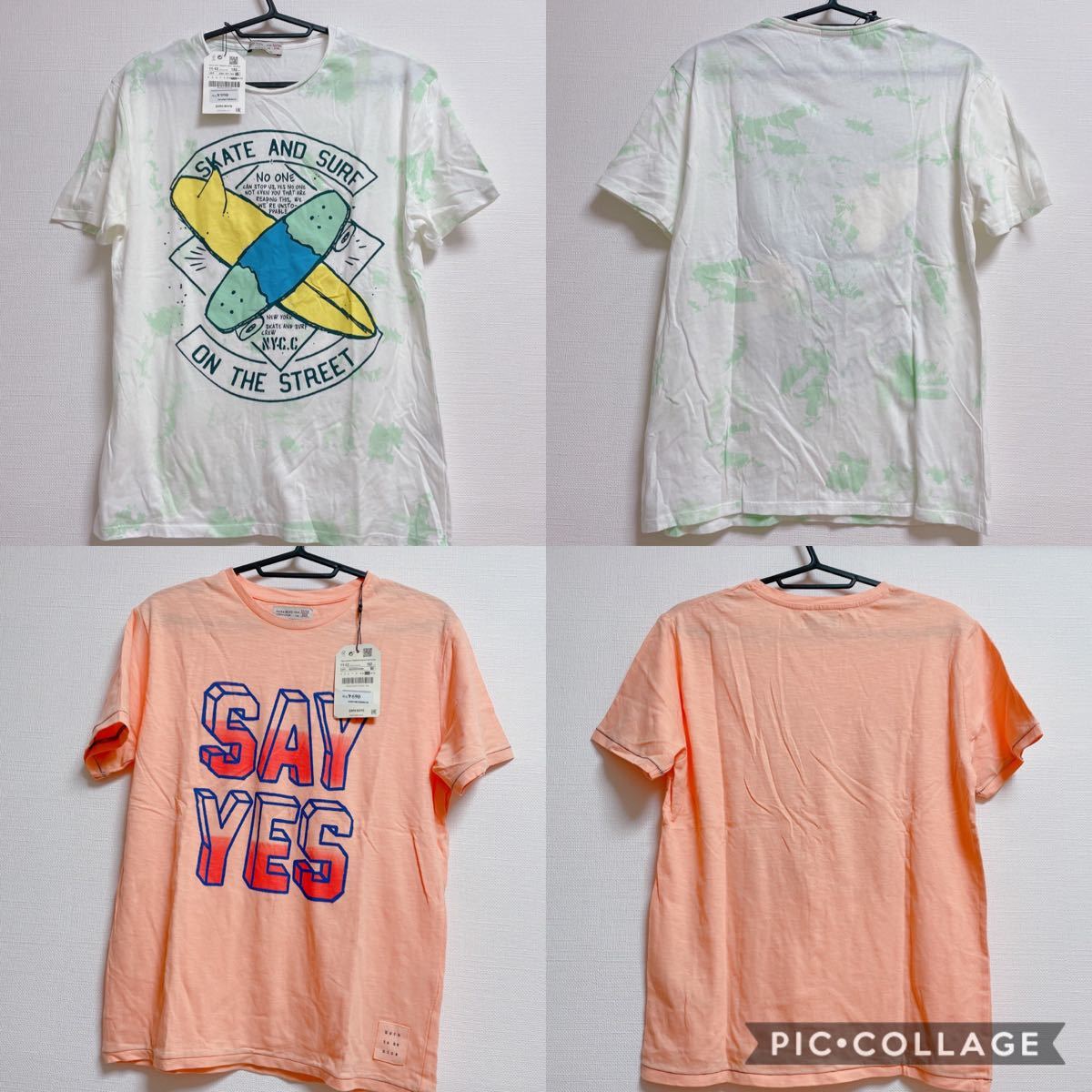 Tシャツ 半袖Tシャツ　ZARA  BOYS キッズ　子供服　２枚セット　新品　未使用　ザラ　152 11-12