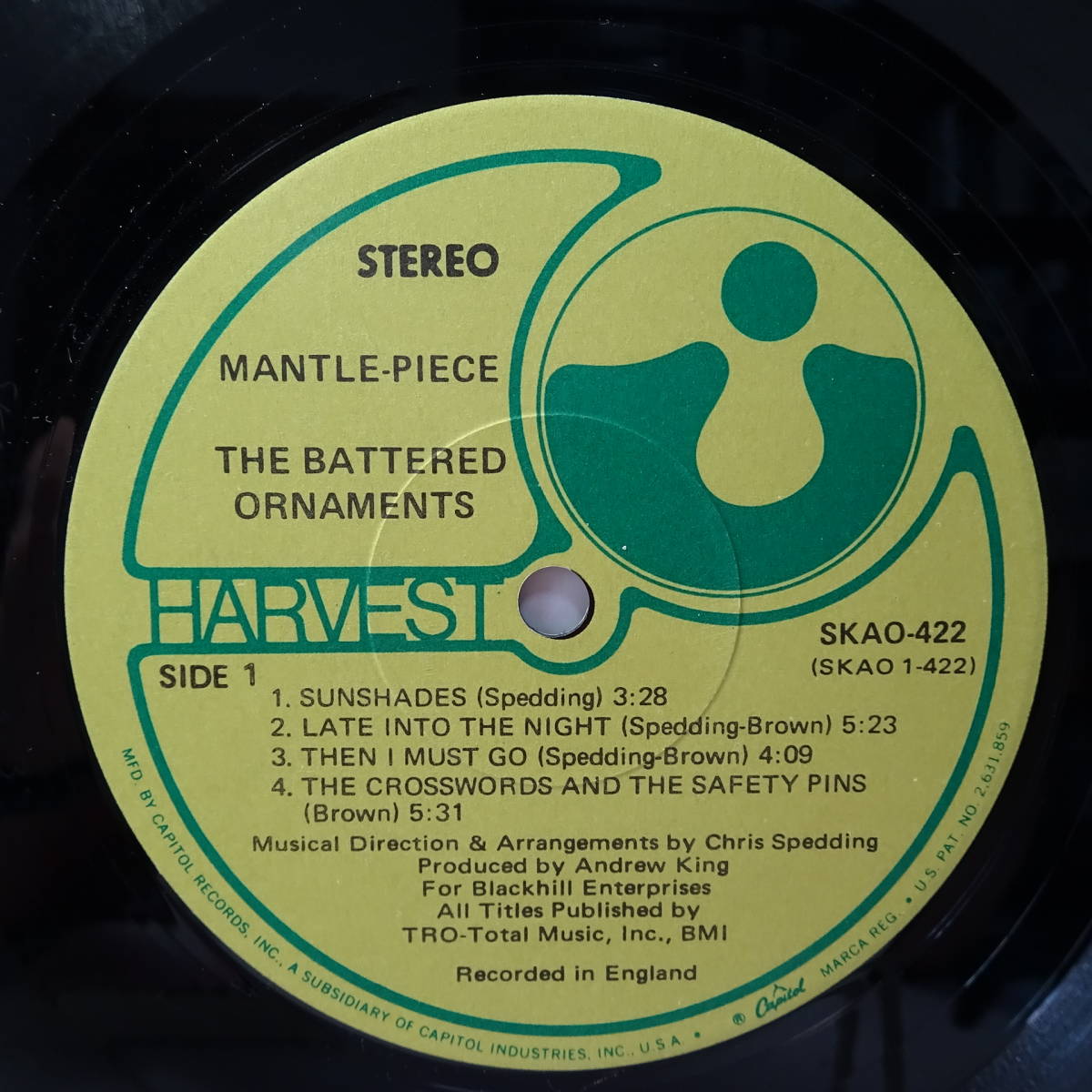 LPレコード　「マントル・ピース」バタードオーナメンツ　（「Mantle-Piece」　THE BATTERED ORNAMENTS）_画像9