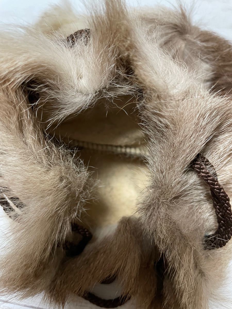 オーストラリアのお土産のカンガルー毛皮のポシェット