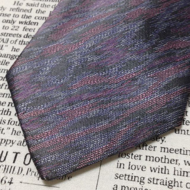  Issey Miyake im issey miyake the smallest lustre necktie made in Japan silk 100% total pattern Mix E-006620.. packet 