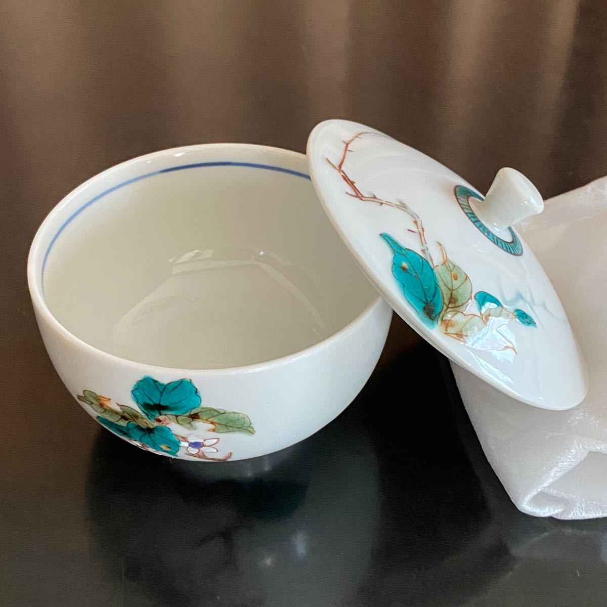 大人気新品 九谷焼 湯呑 蓋付汲出し5客 情景 - 湯飲み - reachahand.org