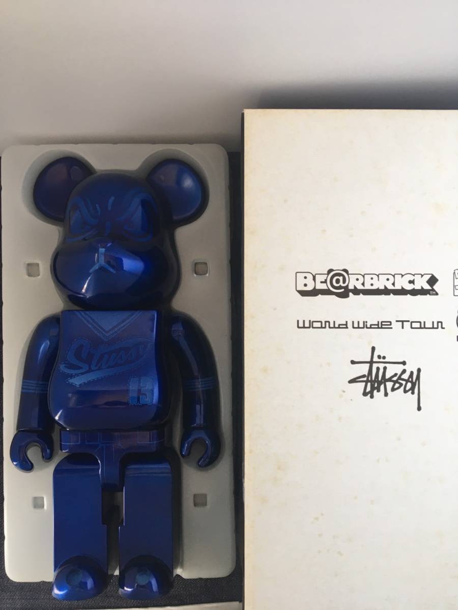 【希少】【BWWT限定】ベアブリック ワールド ツアー【限定品】ステューシー フィギュア BE@RBRICK STUSSY 400%_画像1