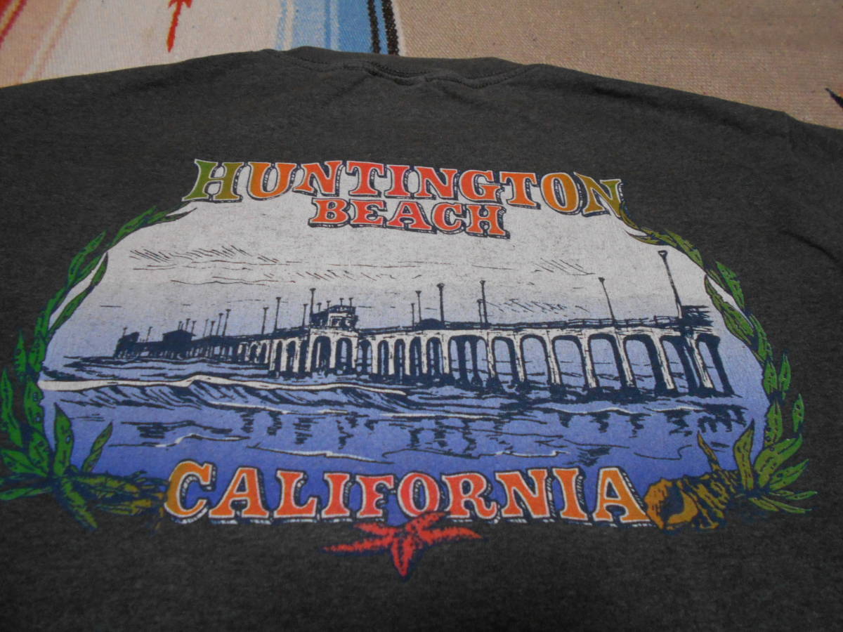 １９９０S JACK'S SURFBOARDS HUNTINGTON BEACH PIER CALIFORNIA サーフィン サーファー カモメ オールドサーフ TシャツSURFING SKATEBOARD