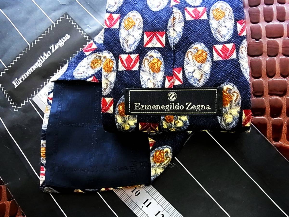 ◇E737Ｒ◇在庫処分SALE●【Ｚｅｇｎａ】ゼニア「花」ネクタイ_画像2