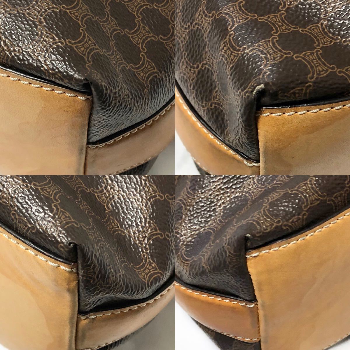 CELINE セリーヌ/マカダム柄 ブラゾン トリオンフ/ゴールド金具 CELINE セリーヌ/マカダム柄 ブラゾン トリオンフ/ゴールド金具