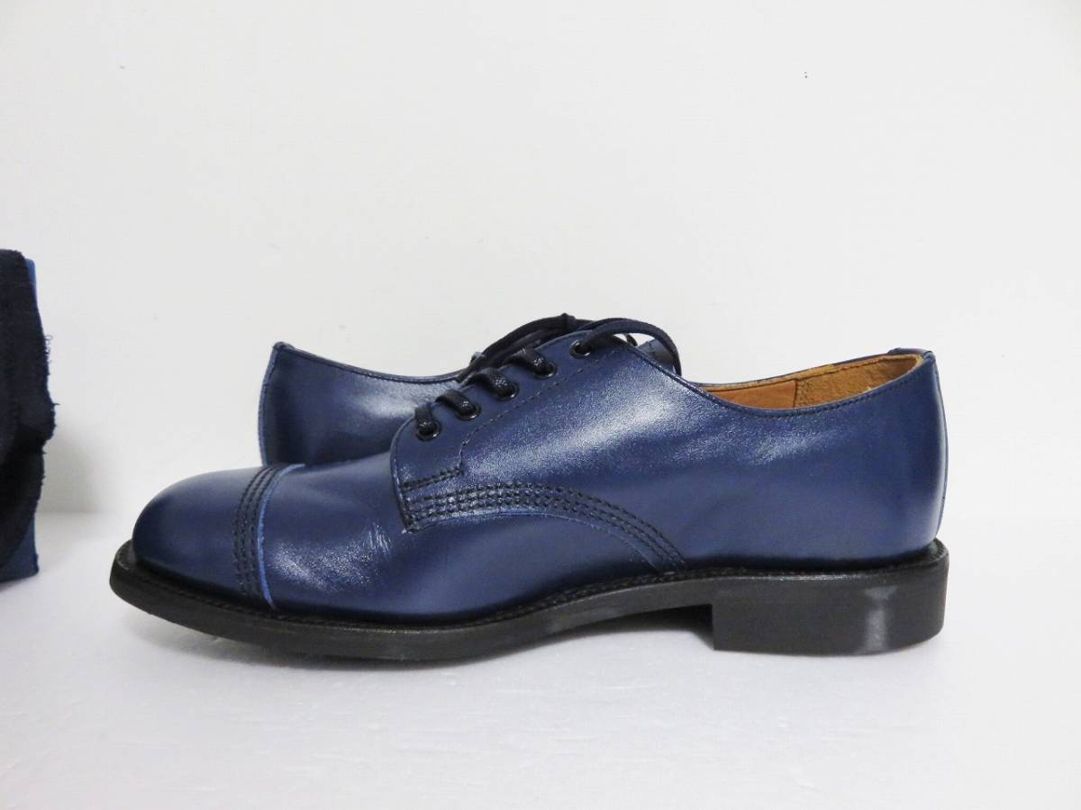  regular price 5.7 ten thousand SANDERS Military Derby Shoe 4 navy lady's England made commando sole Sanders military Dubey shoes 23