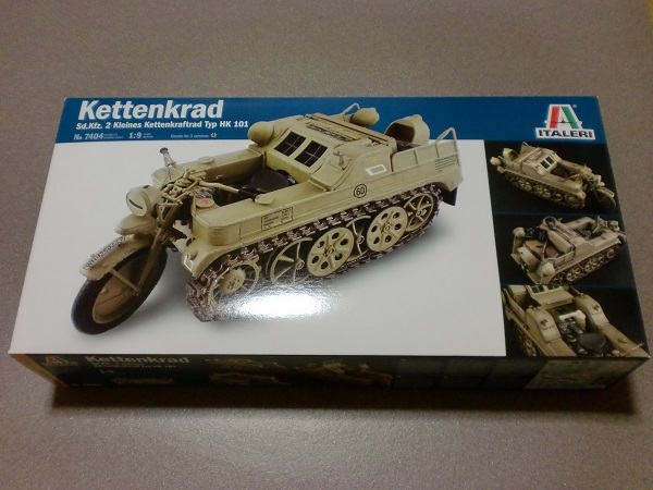 イタレリ 1/9 WWⅡ ドイツ軍 ケッテンクラート NSU HK 101 Kettenkrad Working suspensions Italeri 7404