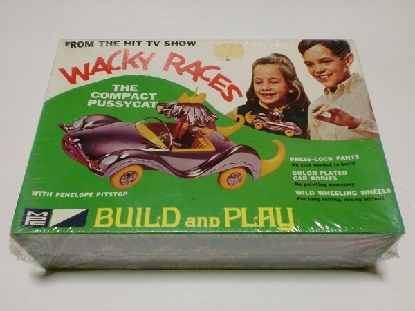 MPC 1/32 Wacky Races The Compact Pussycat Figures mpc 901-150 1969 ワッキーレース チキチキマシン猛レース プッシーキャット
