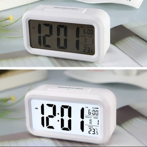 最安◆◇大型ディスプレイカレンダー時計　ホームオフィス旅行置時計　スヌーズ電子キッズ時計 LED デスクトップデジタル時計　ｋ738_画像1