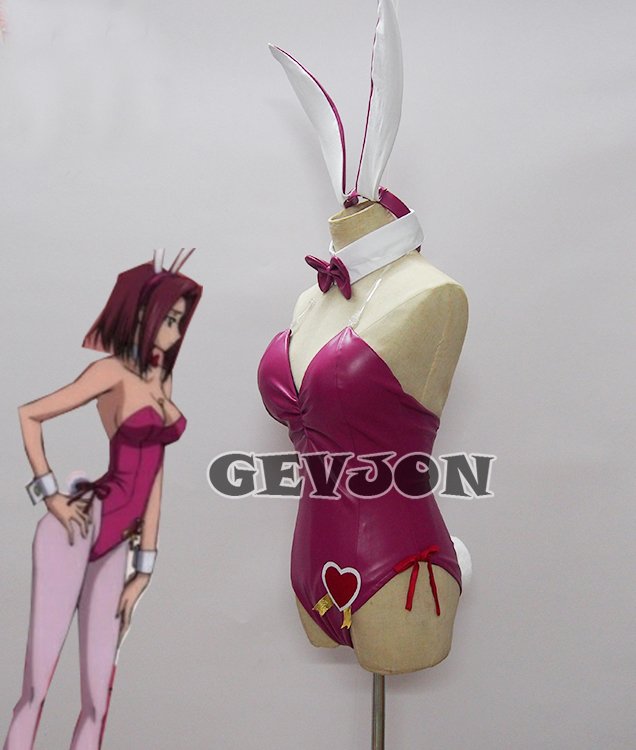  costume play clothes Halloween costume Leotard Bunny fancy dress [ Code Geas . reverse. Leroux shu] Curren bunny girl rabbit girl set 