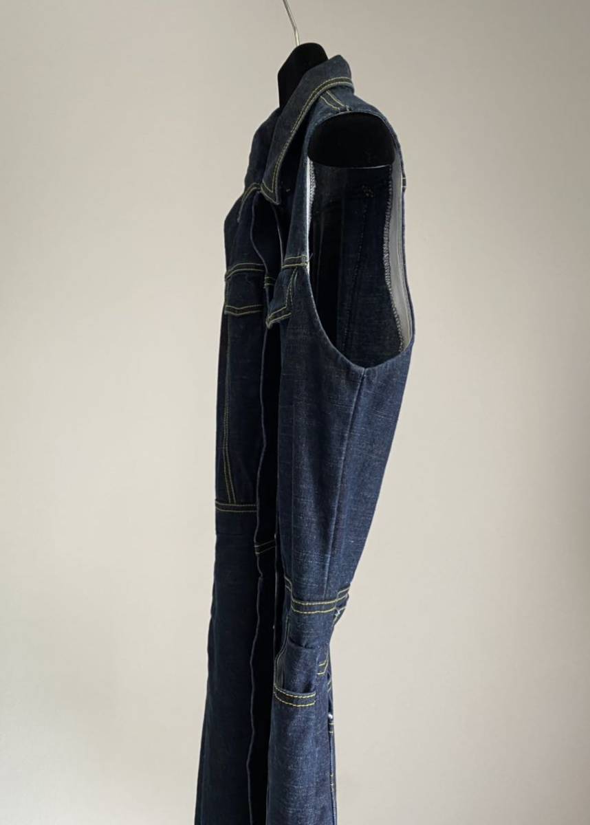 hussein chalayan AW1999 DENIM DRESS col.INDIGO size.L_画像4