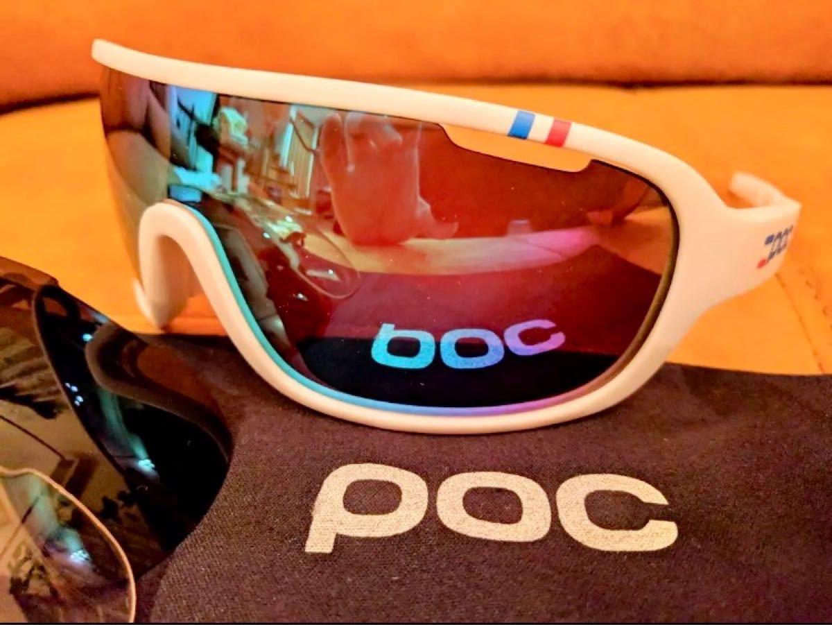 ★新品★交換用レンズ２枚付★おしゃれなロゴ入りスポーツサングラス（検索）OAKLEY POC 100% キャノンデール　アソス