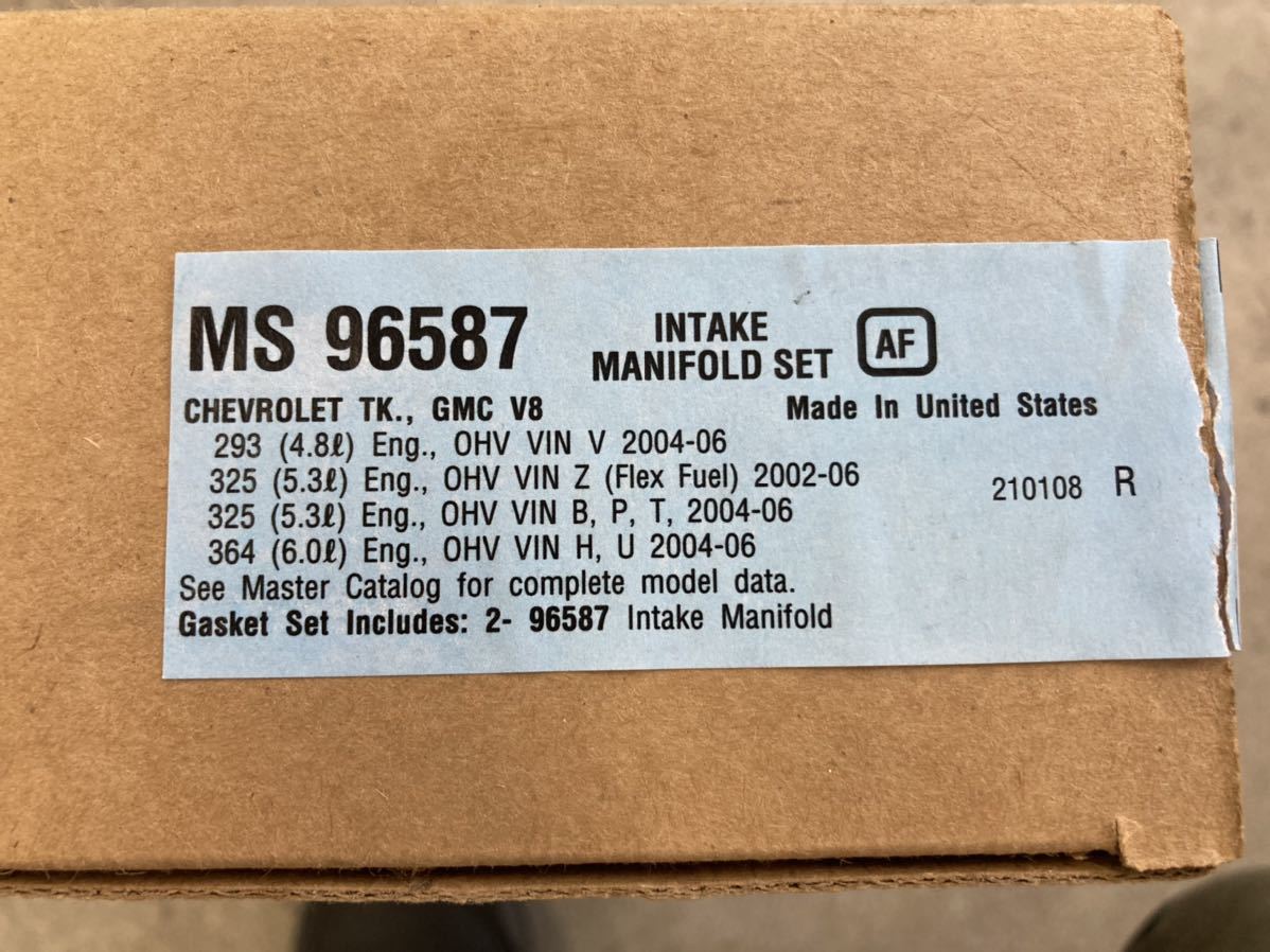 07~ Tahoe Escalade intake manifold gasket 2007 Chevrolet Tahoe tahoe Suburban 5.3L Escalade H2 Avalanche 