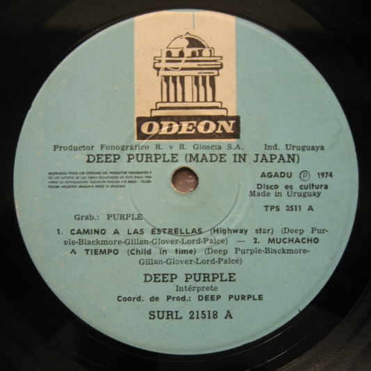 税込】 DEEP 超歓迎得価 DELUXE PURPLE/Made In Japan ライヴ・イン