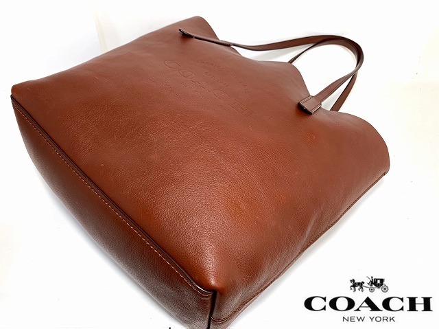 極美品 送料無料 コーチ メンズ COACH ハドソン ナチュラル スムース