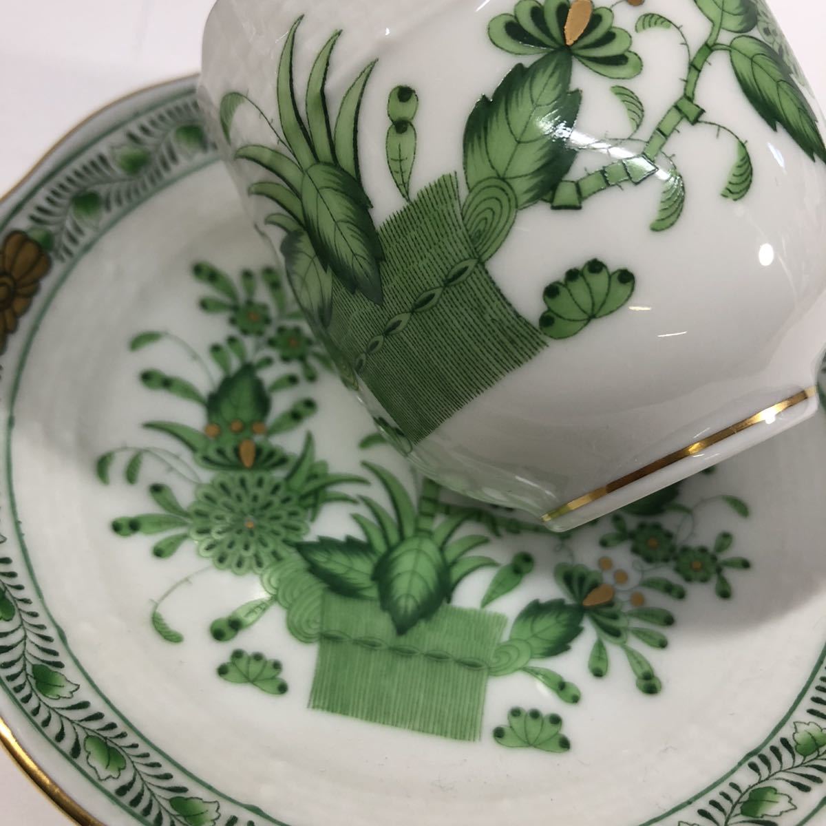 美品 Herend HVNGARY ヘレンド ハンガリー インドの華 カップ