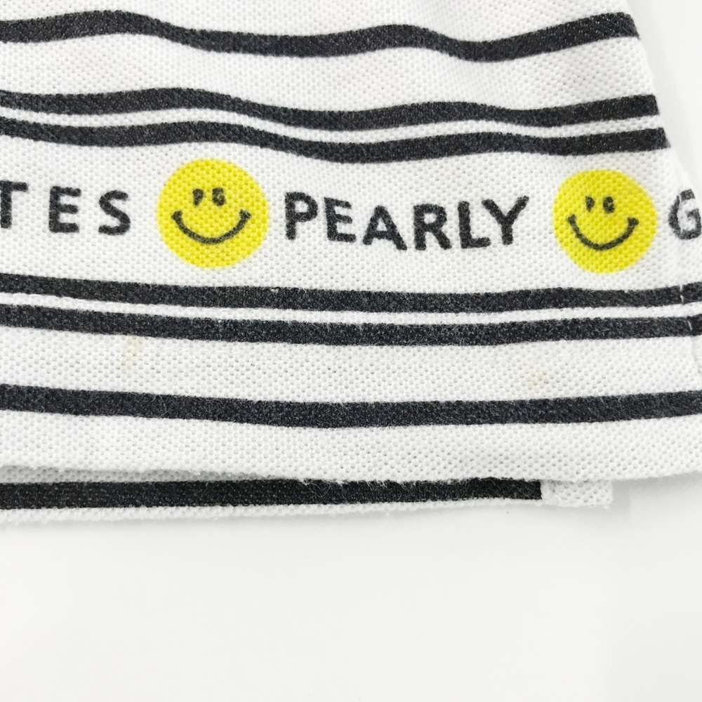 【即決】PEARLY GATES パーリーゲイツ 2020年モデル 半袖ポロシャツ ボーダー柄 ホワイト系 5 [240001599865] ゴルフウェア メンズ_画像8