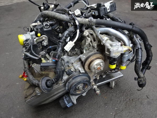 実動外し 純正 EBD-S331W ハイゼット 4WD AT デッキバンG KF-VE (NA) エンジン 本体 ECU付 2015年3月初年度登録車 走行58111Km 棚34-2_画像5